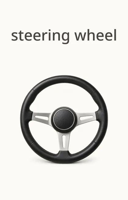 Sample card: steering wheel